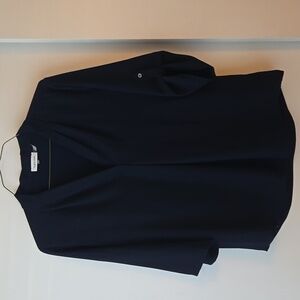Calvin Klein Navy Women's Blouse Size Large